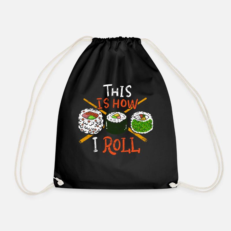 Sushi Sushi Sushi - Turnbeutel - Schwarz
