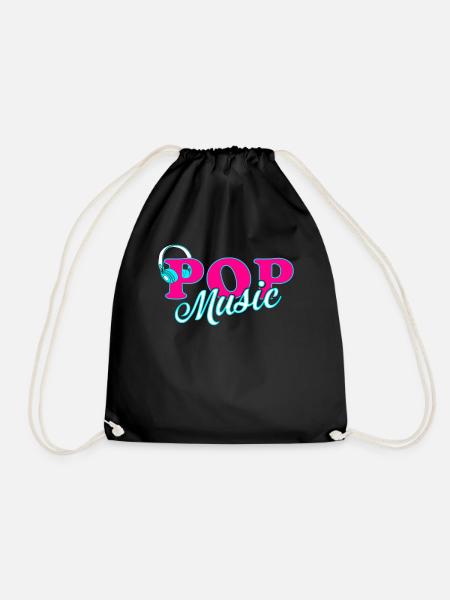 Popmusik - Turnbeutel - Schwarz