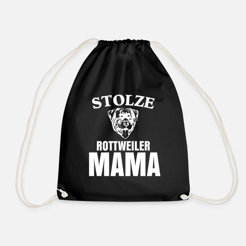 Rottweiler Mama - Turnbeutel - Schwarz