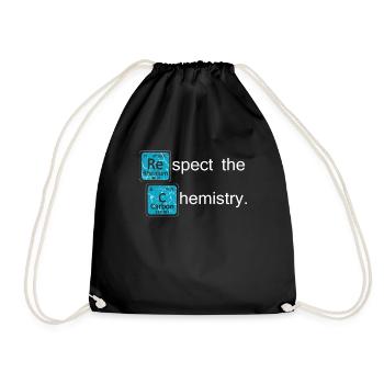 Chemistry chemist chemist - Drawstring Bag - black - Front