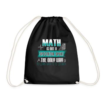 Mathématiques Mathématiciens - Sac de sport léger - noir - Devant