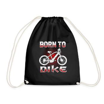 Bike Bike - Drawstring Bag - black - Front