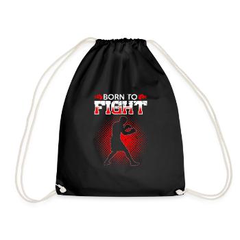 Arts martiaux de boxe - Sac de sport léger - noir - Devant