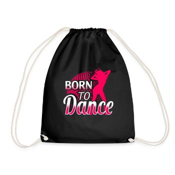 Born to Dance - Turnbeutel - Schwarz - Vorne