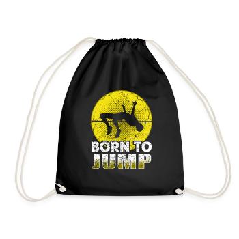 Saut en hauteur sauteur en hauteur - Sac de sport léger - noir - Devant