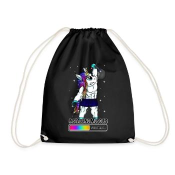 Haltérophilie Licorne - Sac de sport léger - noir - Devant
