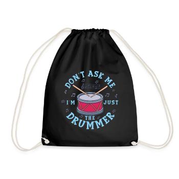 drummer - Drawstring Bag - black - Front