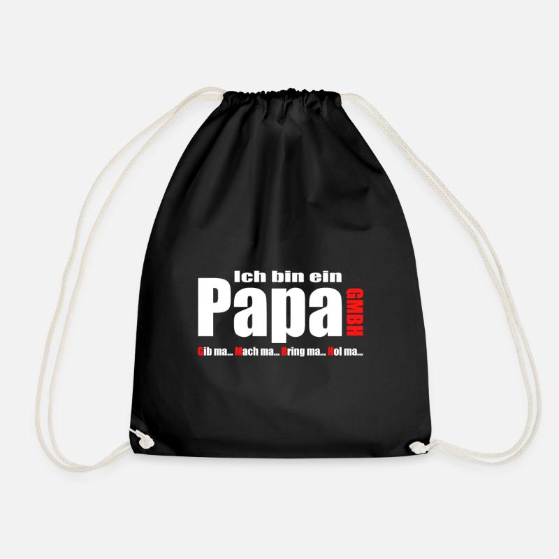 Papa GmbH - Turnbeutel - Schwarz