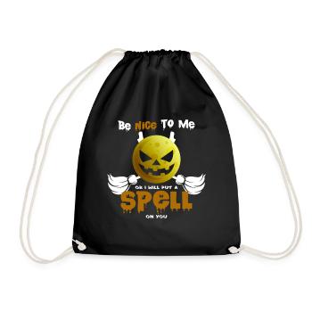 Halloween - Drawstring Bag - black - Front