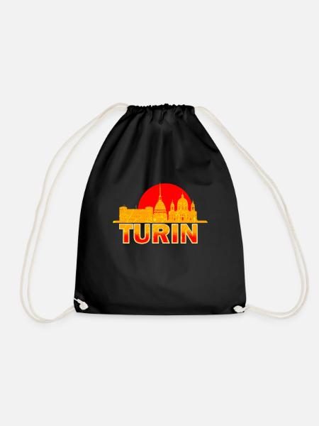 Turin - Turnbeutel - Schwarz
