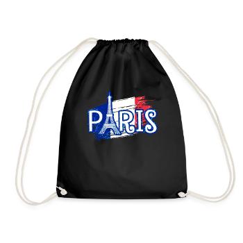 Paris Tour Eiffel France - Sac de sport léger - noir - Devant