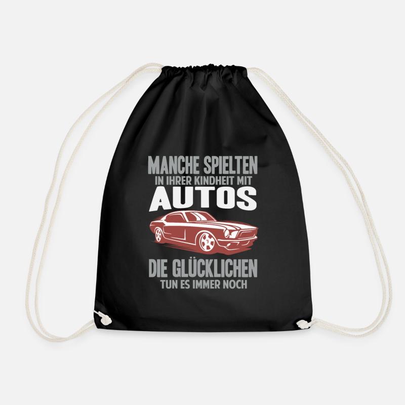 Auto Rennauto Tuning - Turnbeutel - Schwarz
