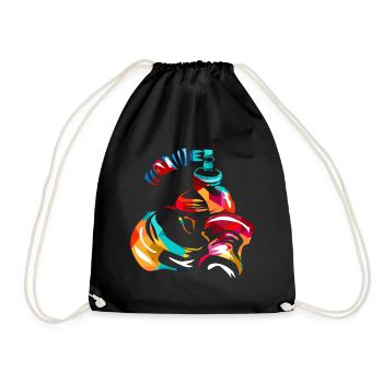 anesthetist - Drawstring Bag - black - Front