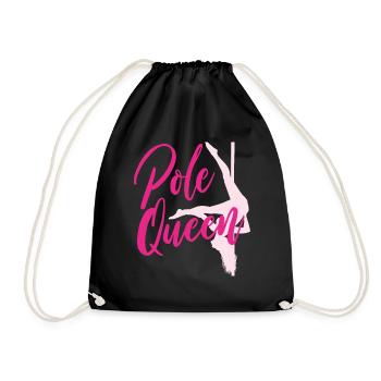 Pole Dance Queen - Drawstring Bag - black - Front