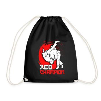 Judo Judoka Judo Fighter Judo Trainer - Drawstring Bag - black - Front