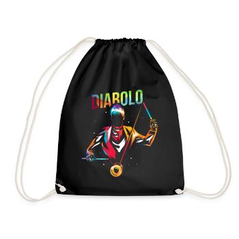 Diablo Yoyo - Turnbeutel - Schwarz - Vorne