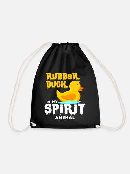 Enten - Turnbeutel - Schwarz