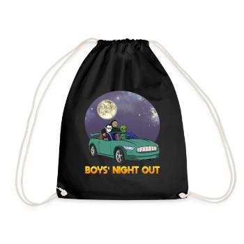 Men's evening JGA bachelor bachelor party - Drawstring Bag - black - Front