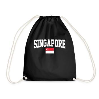Singapour - Sac de sport léger - noir - Devant