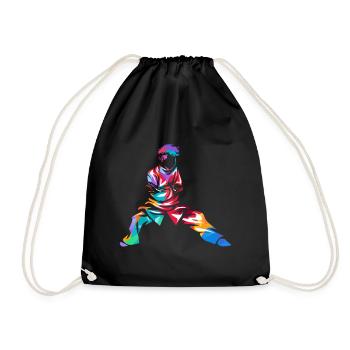 Tai chi - Drawstring Bag - black - Front