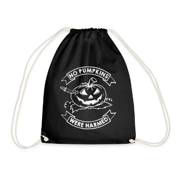 Halloween - Drawstring Bag - black - Front