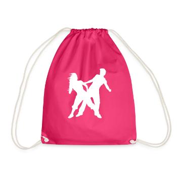 Dance - Drawstring Bag - fuchsia - Front