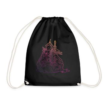 Buddha Yoga Mantra Buddhist Tao Zen Geschenk - Turnbeutel - Schwarz - Vorne