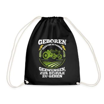 Tracteur véhicule - Sac de sport léger - noir - Devant