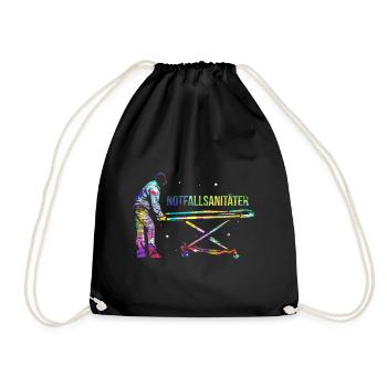 Emergency Paramedic Gift - Drawstring Bag - black - Front
