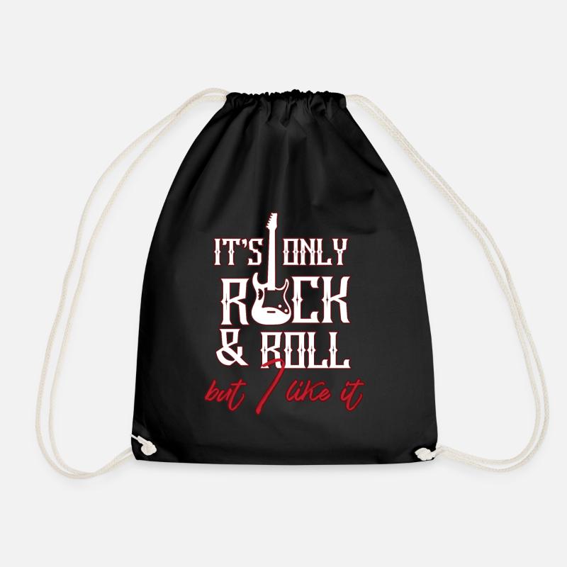 Rock n Roll - Turnbeutel - Schwarz
