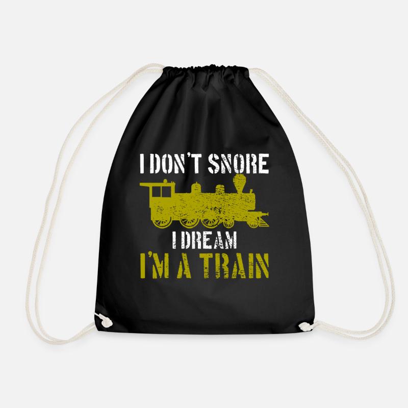 Exercise Funny - Drawstring Bag - black