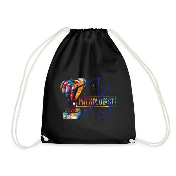 Pathological pathology - Drawstring Bag - black - Front