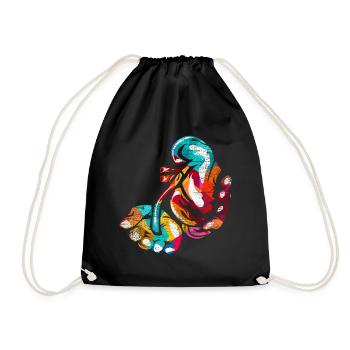 Urologist Gift - Drawstring Bag - black - Front