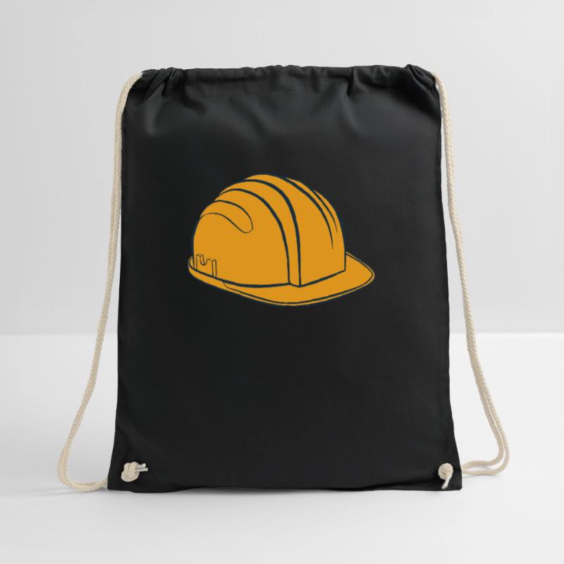 Construction site construction worker construction Drawstring Bag