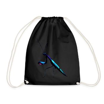 Mante chasseuse bioluminescente - Sac de sport léger - noir - Devant