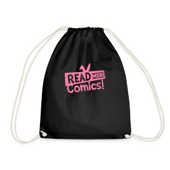Comics - Turnbeutel - Schwarz - Vorne
