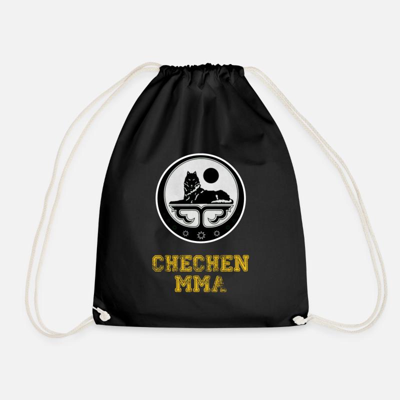 Drapeau tchétchène tchétchène - Sac de sport léger - noir