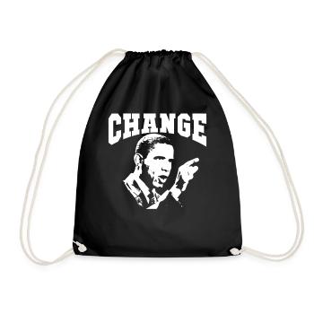 Obama | Le changement évite le dogme et la peur de l’inconnu - Sac de sport léger - noir - Devant