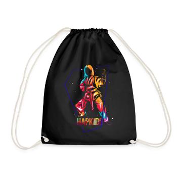 Hapkido Geschenk - Turnbeutel - Schwarz - Vorne