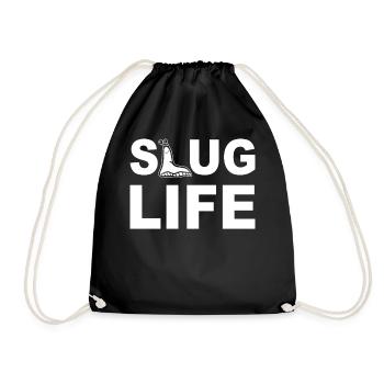La vie de limace - Sac de sport léger - noir - Devant