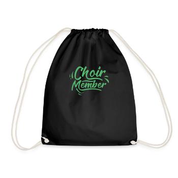 Chanteurs Choeur Chanteurs Chant Choeur Choeurs Choeur - Sac de sport léger - noir - Devant