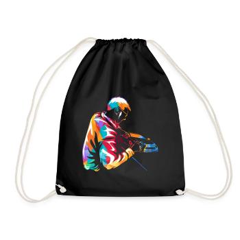 Mediendesigner - Drawstring Bag - black - Front