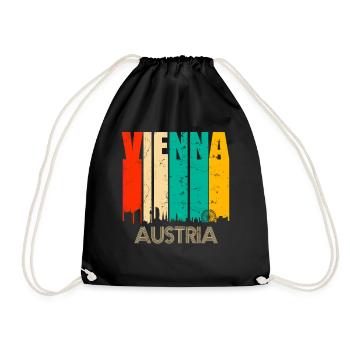 Vienne Vienna - Sac de sport léger - noir - Devant