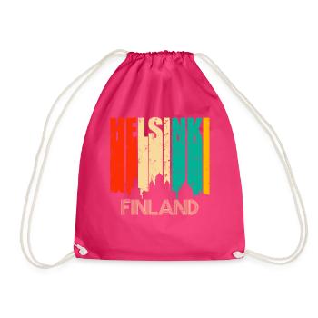 Helsinki - Turnbeutel - Fuchsia - Vorne
