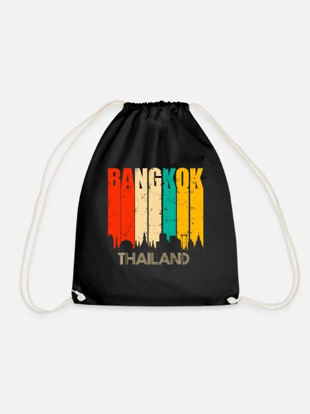 Bangkok Thailand - Turnbeutel - Schwarz