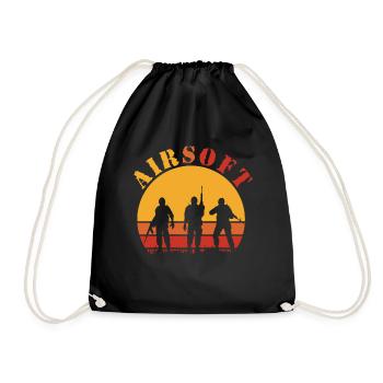 Airsoft - Sac de sport léger - noir - Devant