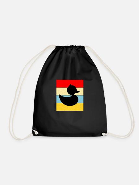 Ente - Turnbeutel - Schwarz
