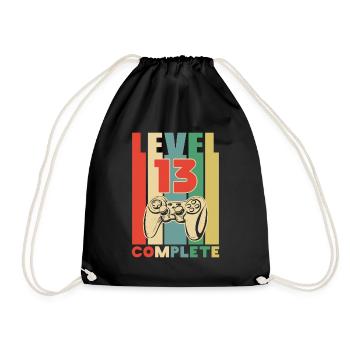 Idée cadeau pour le 13e anniversaire de Gaming - Sac de sport léger - noir - Devant