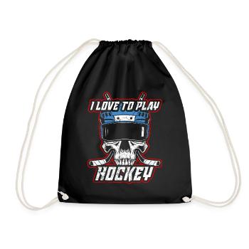 Hockey sur glace hockey sur glace - Sac de sport léger - noir - Devant