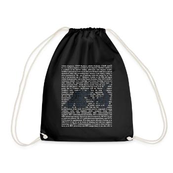 Aikido - Turnbeutel - Schwarz - Vorne